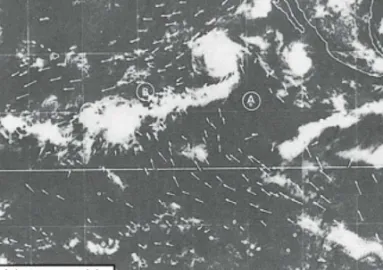                                                        Rajah 17: Gambar Satelit menunjukkan awan bergerak ke arah 