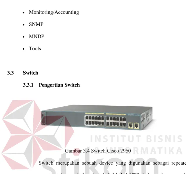 Gambar 3.4 Switch Cisco 2960  