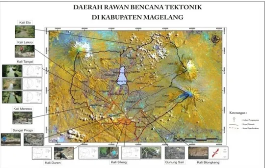 Gambar 2.6.  Peta Rawan Bencana Tektonik Kabupaten Magelang 