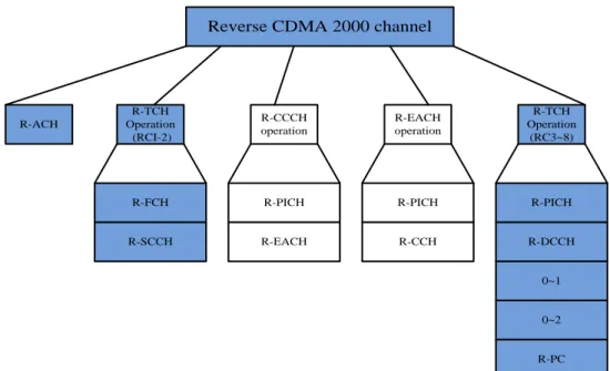 Gambar 2.8 Kanal Reverse CDMA 2000 1X  C. Kanal Pilot 