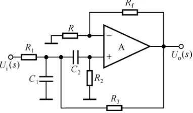 Figure 2. 2-orderl band-pass filter circuit 