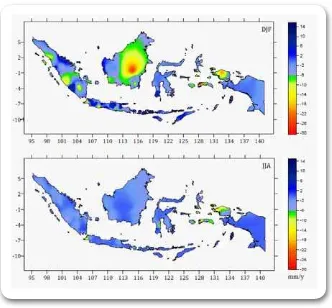 Gambar 3.1. Tren perubahan curah hujan pada periode Des-Feb 