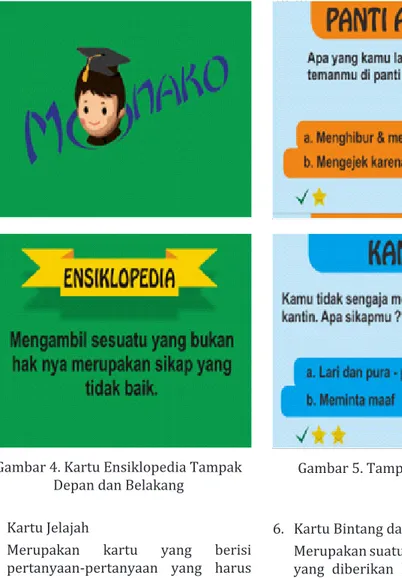 Gambar 4. Kartu Ensiklopedia Tampak 