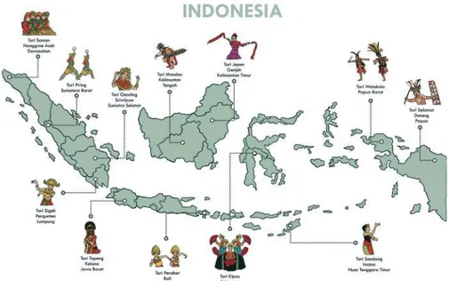 Gambar 1.1 Infografis Keberagaman Seni dan Budaya Indonesia
