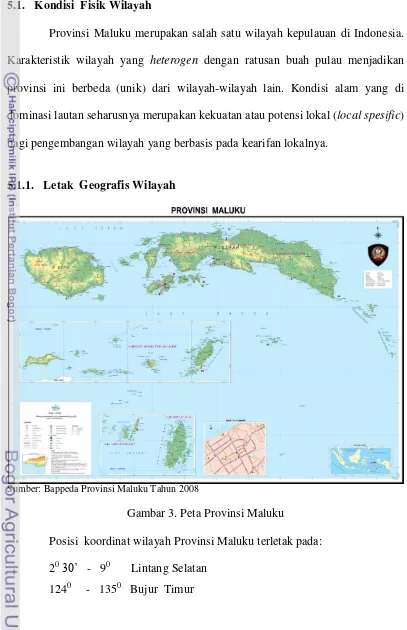 Gambar 3. Peta Provinsi Maluku 