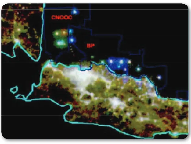 Figure 4.1 Example of gas l aring Indonesia