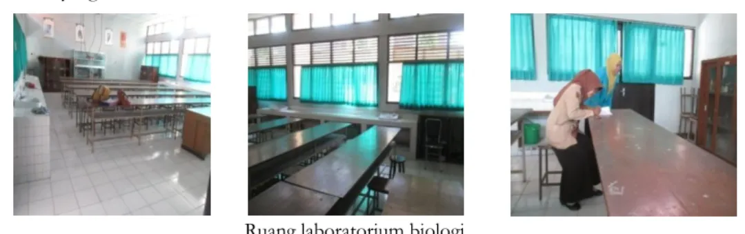 Gambar 1. Prasarana ruang laboratorium biologi di SMA Negeri 1 Kartasura Tahun  Ajaran 2015/2016 