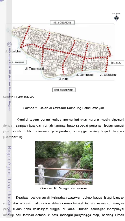 Gambar 9. Jalan di kawasan Kampung Batik Laweyan 