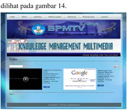 Gambar 13. Halaman Video 