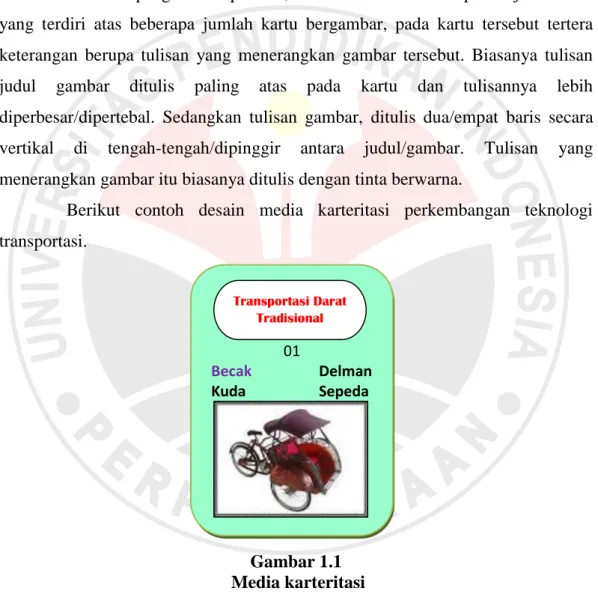 Gambar 1.1   Media karteritasi 