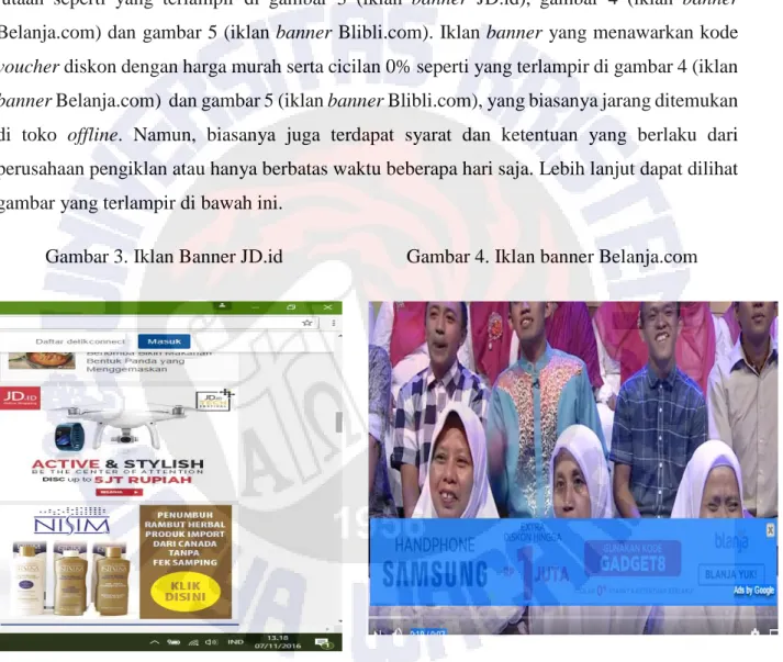 Gambar 5. Iklan Banner Blibli.com 