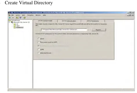 Gambar 4.7 Menu  virtual directory 
