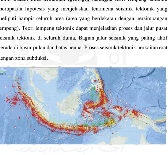 Gambar 3 .  1 Peta Lempeng Tektonik Aktif di Indonesia  (sumber : https://www . bmkg 