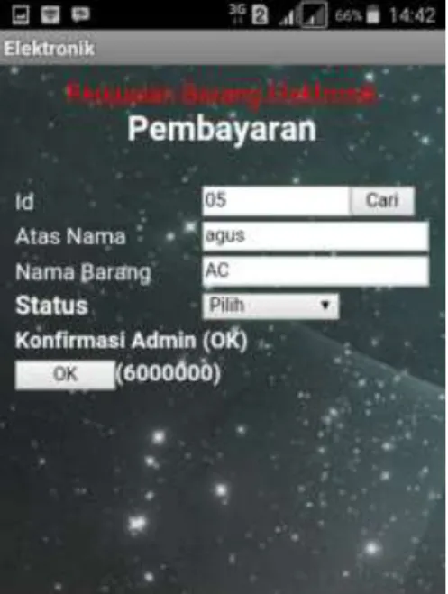 Gambar IV.13 Activity Status Pembayaran  b.  Bagian Server 