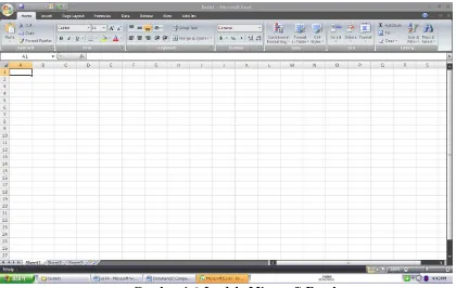Gambar 1.6 Jendela Microsoft Excel 
