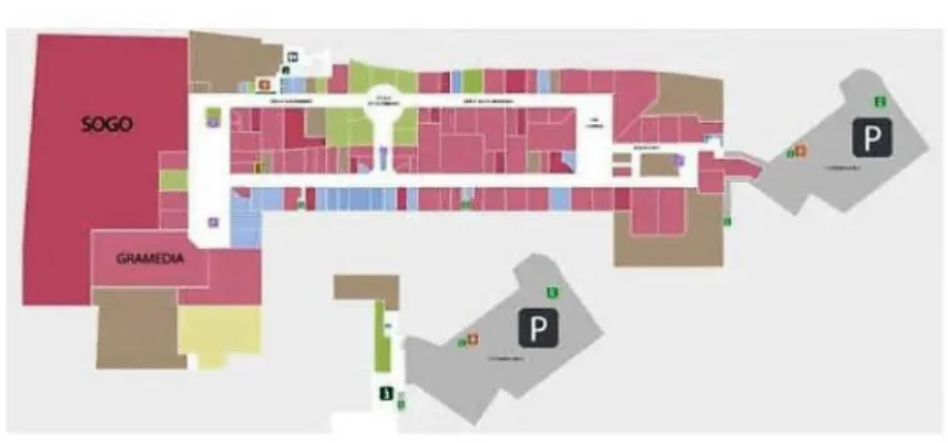 Gambar 2.5 Floor Plan Paris Van Java.  