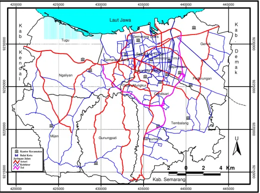 Gambar 1. 1 Peta Administrasi Kota Semarang