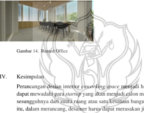 Gambar 14.  Rented Office