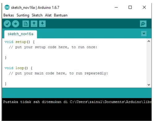 Gambar 2.11 Software IDE Arduino 