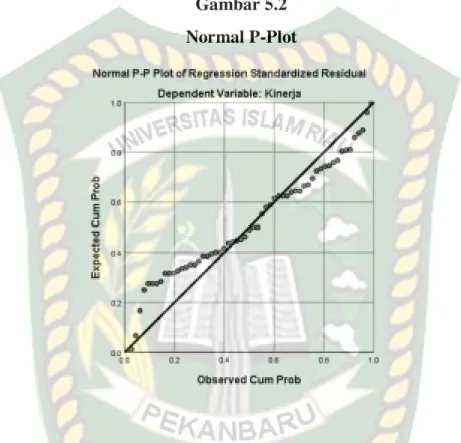 Gambar 5.2  Normal P-Plot 