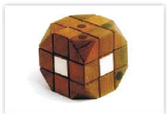 Gambar 2.2 Prototipe dan Rubik pertama kali 