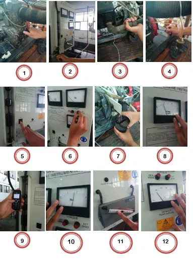 Gambar 3.21 Set-up pengujian performansi mesin diesel 