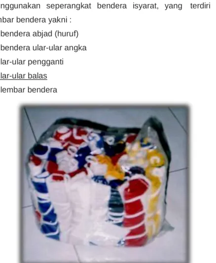 Gambar 2.4. Satu paket bendera kode internasional 