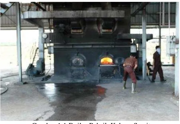 Gambar 1.1 Boiler Pabrik Kelapa Sawit 