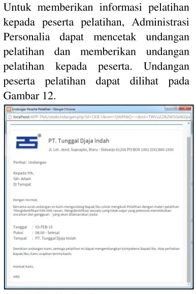 Gambar 42. Cetak Undangan Peserta 
