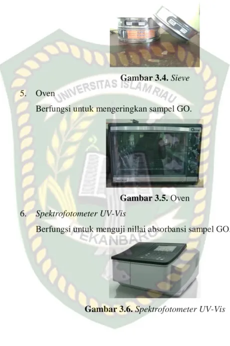 Gambar 3.4. Sieve  5.  Oven  