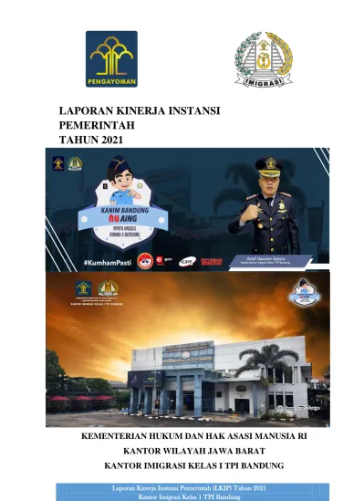 LAPORAN KINERJA INSTANSI PEMERINTAH TAHUN 2021