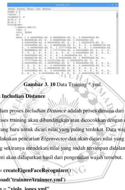 Gambar 3. 10 Data Training *.yml. 