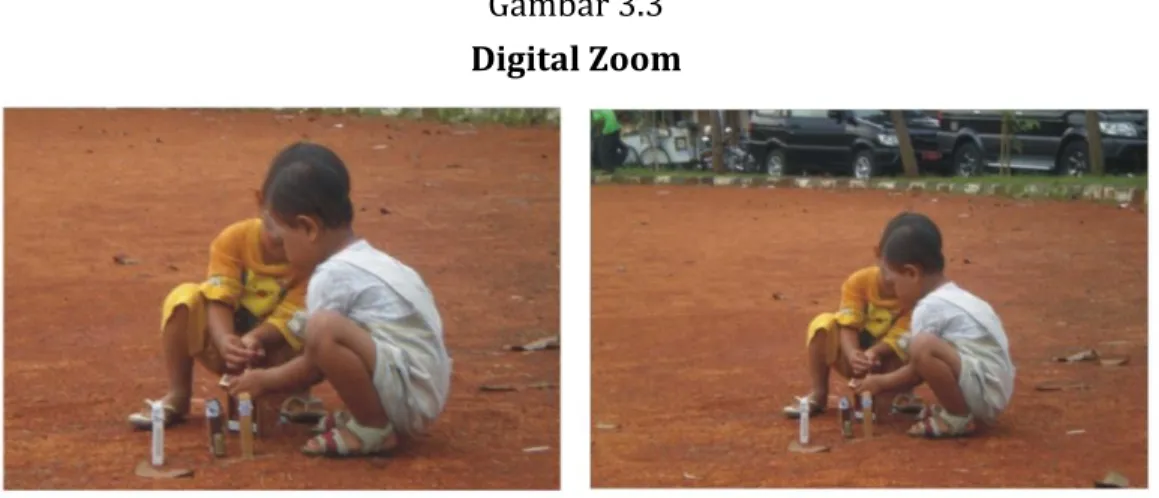 Gambar 3.3  Digital Zoom  