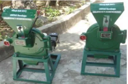 gambar 1. Mesin Pengiling Bahan Jamu  