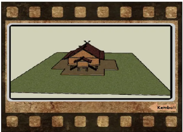 Gambar 5.6 Tampilan isi video animasi rumah adat 