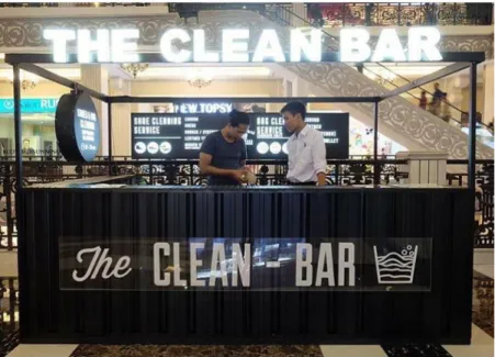 Gambar 3.6 Gerai The Clean Bar Laundry di Jogja City Mall 