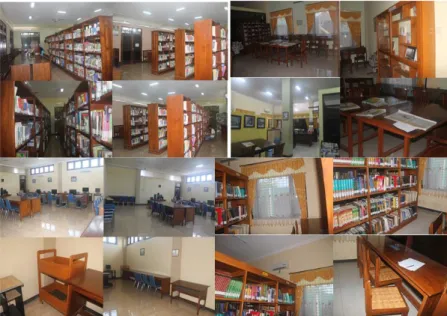 Gambar 1. Kondisi eksisting interior perpustakaan Umum Kota Tuban. 