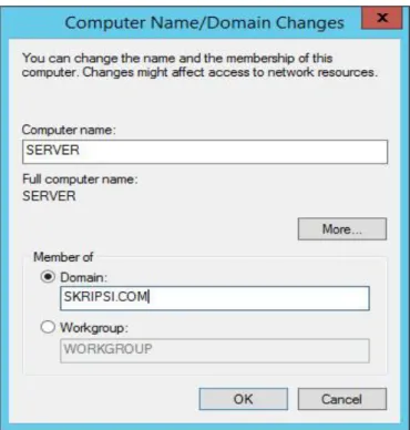 Gambar 4. 16 Opsi Member domain 