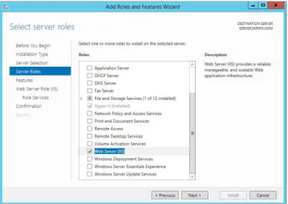 Gambar 4. 21 Menambah roles Web server IIS 