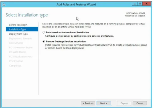 Gambar 4. 22 Opsi RDS Installation 