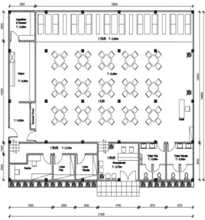 Gambar 3.8 Desain  Layout Bimasena  Sumber : Penulis, 2014 