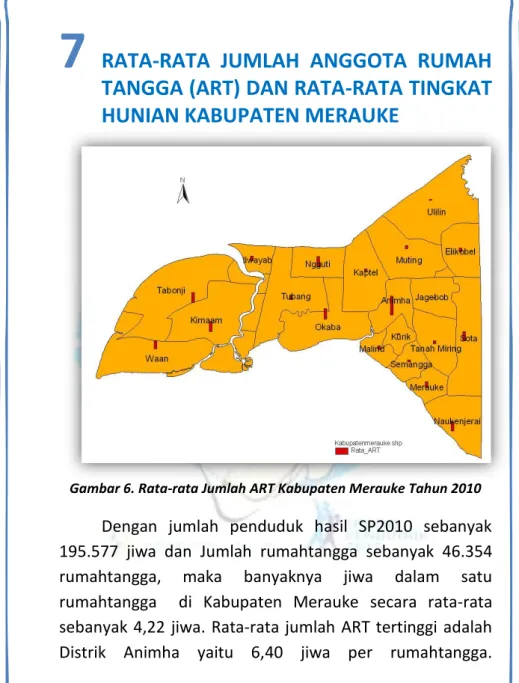 Gambar 6. Rata-rata Jumlah ART Kabupaten Merauke Tahun 2010 