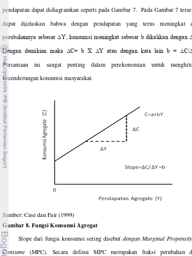 Gambar 8. Fungsi Konsumsi Agregat 