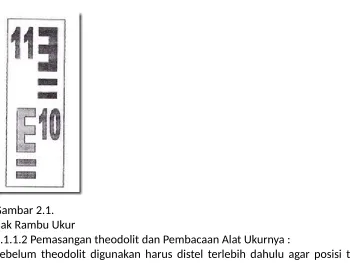 Gambar 2.1.Bak Rambu Ukur