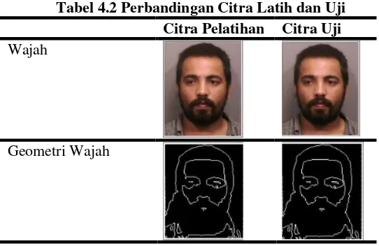 Tabel 4.1 Hasil Pengujian 