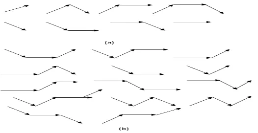 Figure 3. (a) Allowable path (b) Pattern of unallowable path [10]   