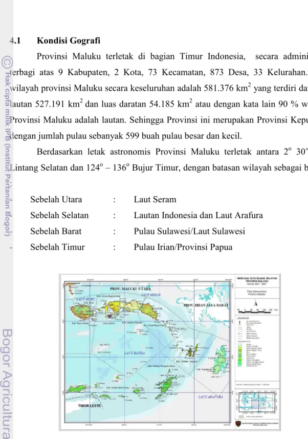 Gambar 4.1.  Peta Provinsi Maluku 