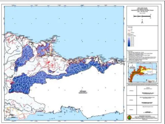 Gambar 2.2. Peta Zonasi Curah Hujan di Wilayah KPHP Unit I 
