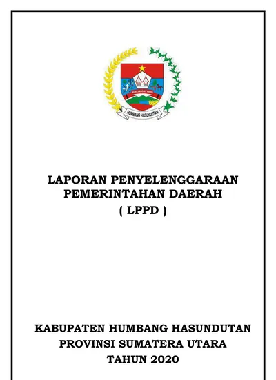 LAPORAN PENYELENGGARAAN PEMERINTAHAN DAERAH ( LPPD )