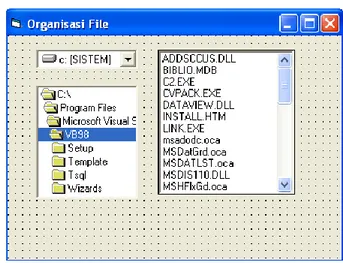 Gambar 1.2 Rancangan penampil file 